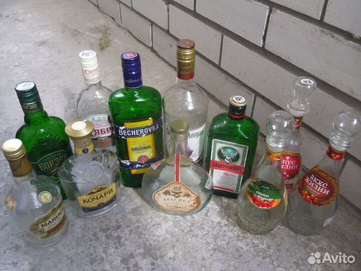 Пакет бутылок для коллекции и творчества