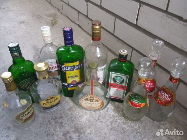 Пакет бутылок для коллекции и творчества