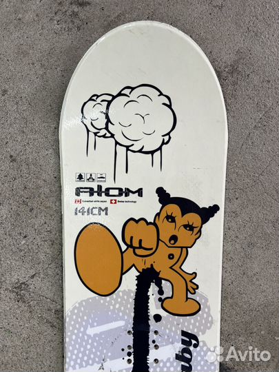 Сноуборд 141 кембер Atom Toxic baby