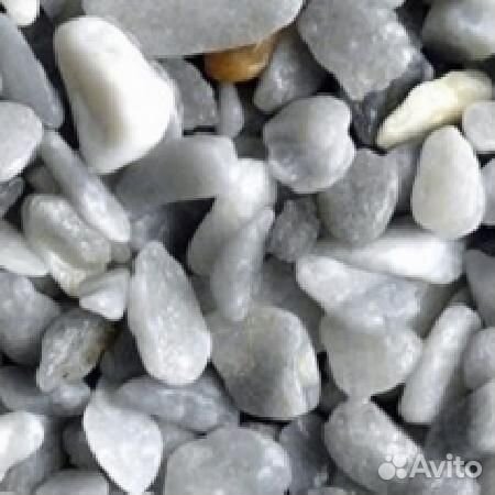 Аквагрунт 5087 Грунт натуральный окатаный голубой