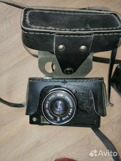 Фотоаппарат триплет, вспышка