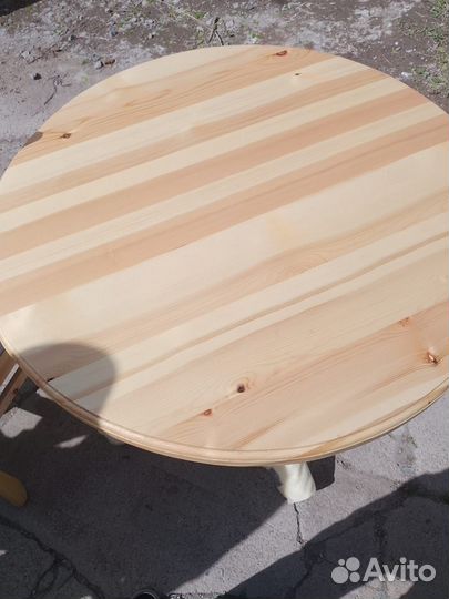 Стол четыре стула, новое сосна