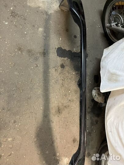 Накладка на бампер передний Land cruiser 100