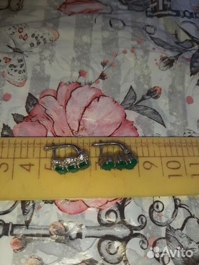 Серьги серебро 925