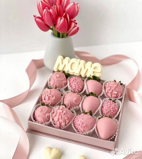 Клубника в шоколаде на день матери