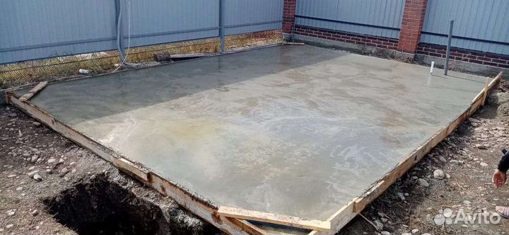 Строительство, бетонные работы