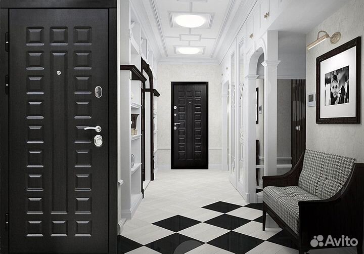 Входные уличные металлические двери