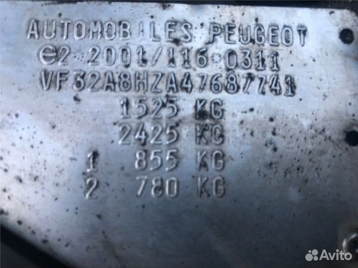 Разбор на запчасти Peugeot 206