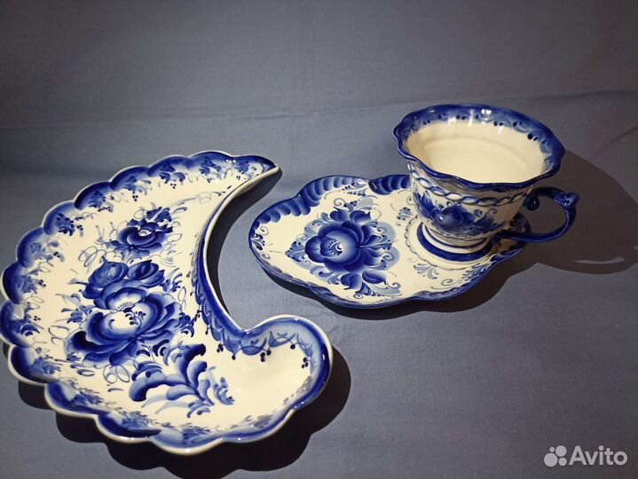 Чайный подарочный набор Гжель