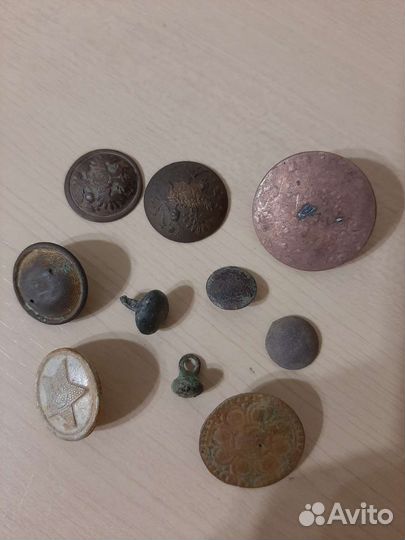 Старинные пуговицы