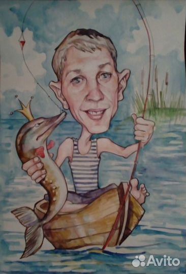 Портреты, шаржи, роспись стен