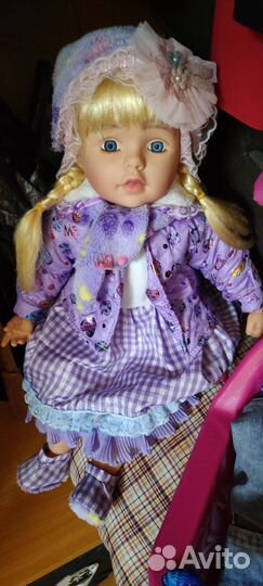 Кукла новая 52см со Звуком