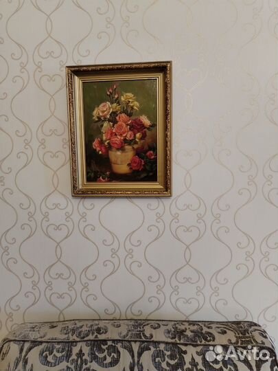 Картина маслом цветы