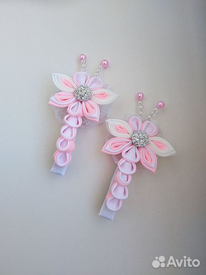 Банты, заколки ручной работы