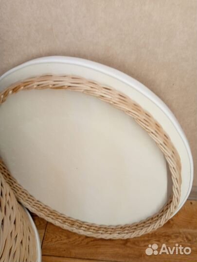 Тумба плетеная из лозы