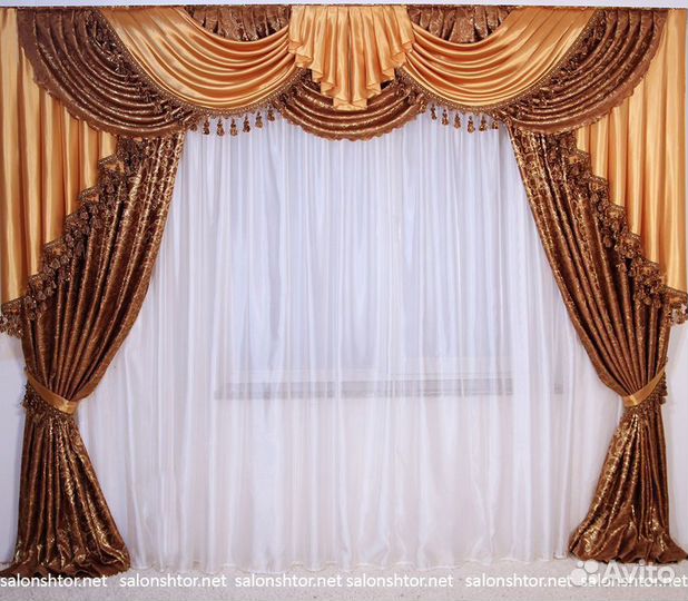 Комплект готовых лекал для пошива ламбрекенов