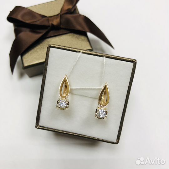 Золотые серьги (59060)