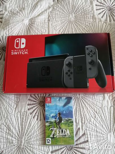 Nintendo switch rev 2 с играми
