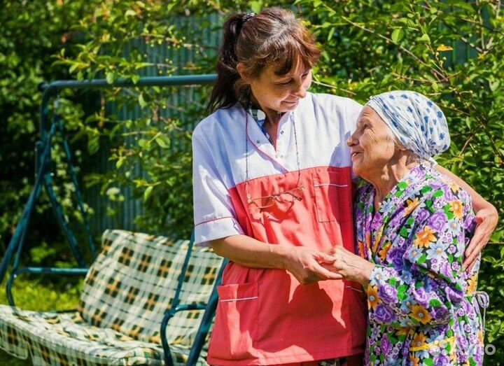 Сиделка в пансионат для пожилых людей
