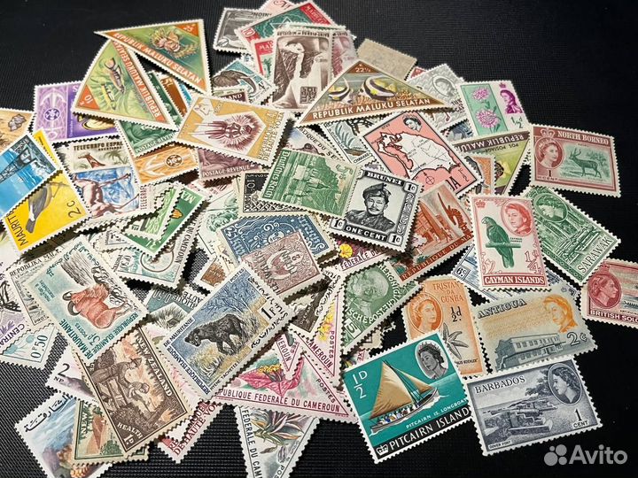 Почтовые марки мира, чистые