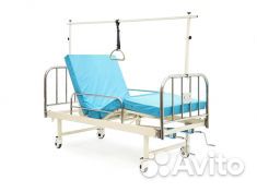 Медицинская кровать механическая MET NOX с рамой