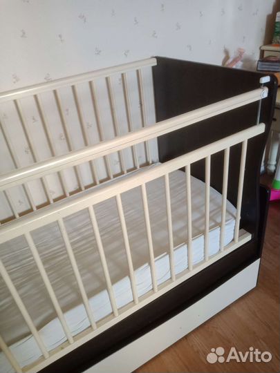 Детская кровать трансформер с маятником