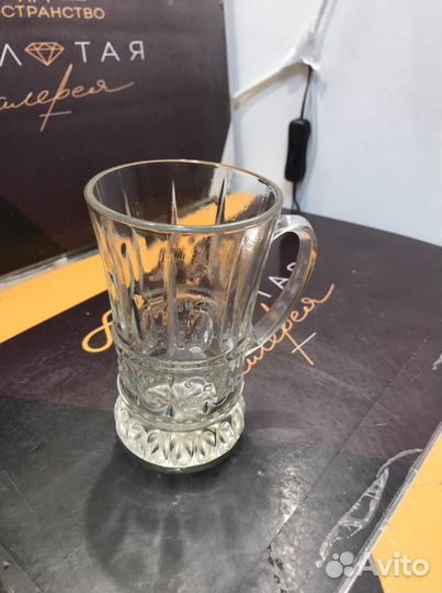 Кружка старинная стекло