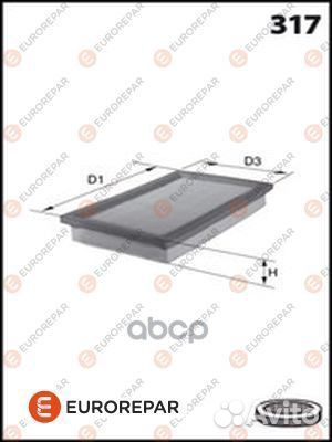 Фильтр воздушный hyundai getz 01- 1.1 E147234 E