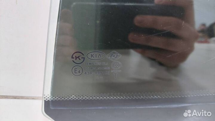 Стекло двери задней левой форточка Kia Cerato YD 2