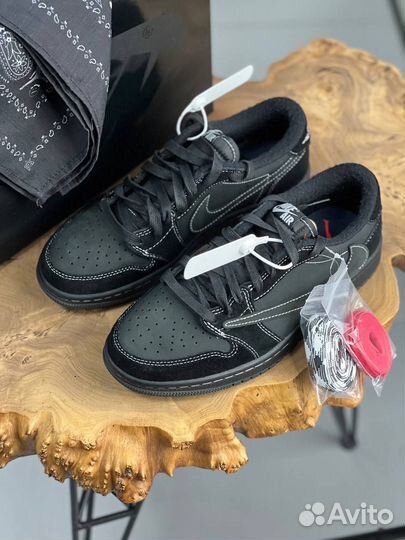 Кроссовки nike Jordan Travis Scott black phantom