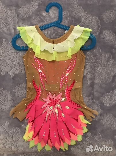 Купальник с чехлом для худож. гимнастики 116-128