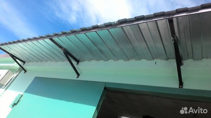 Полки в гараж, козырек, вентиляция, сварочные р