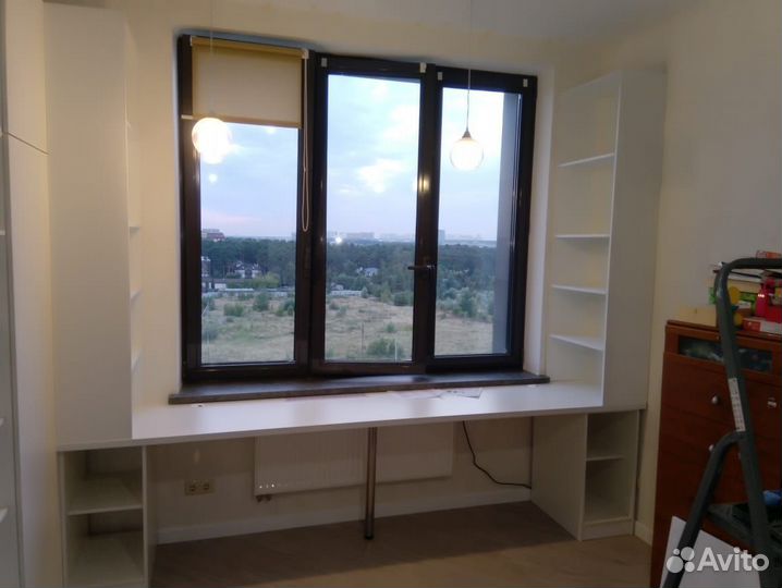 Рабочая зона у окна за 5 дней