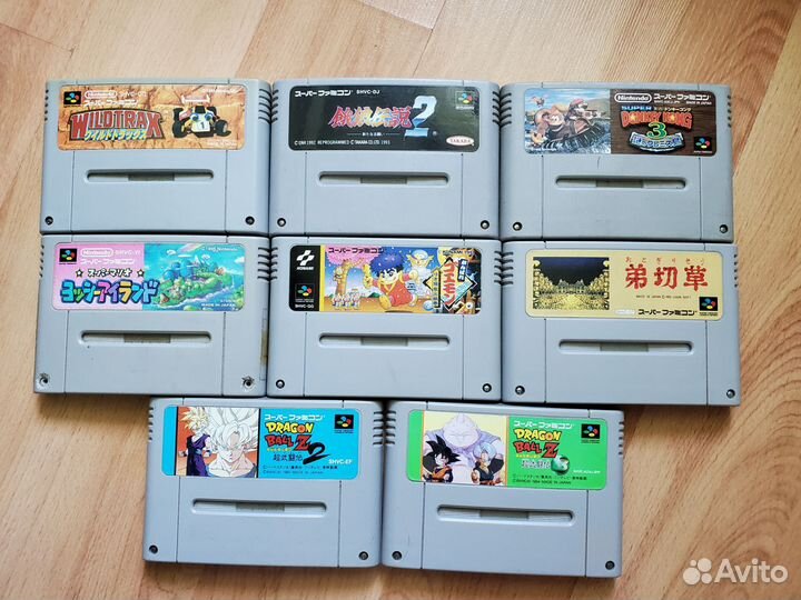 Картриджи super famicom snes