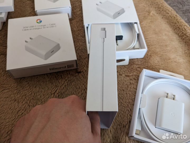 Блок питания 30 w Google Pixel 30w Charger кабель