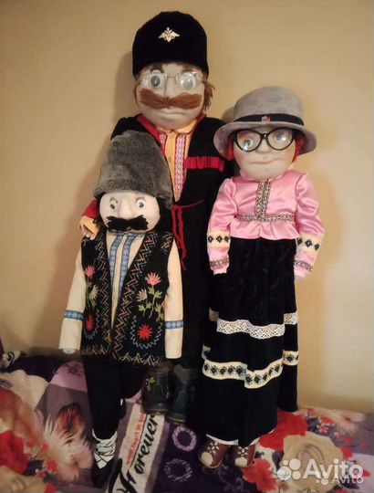 Куклы ручной работы в народных костюмах
