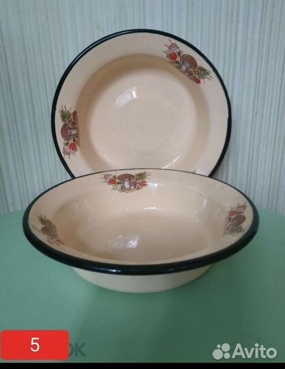 Посуда СССР. Земляника.Грибочки