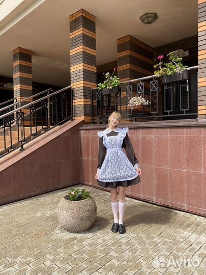 Платье и фартук на последний звонок