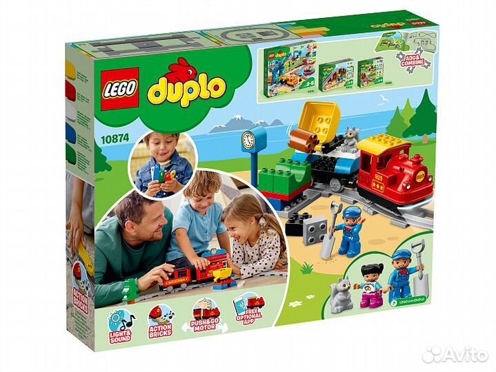 Lego Duplo 10874 Поезд на паровой тяге