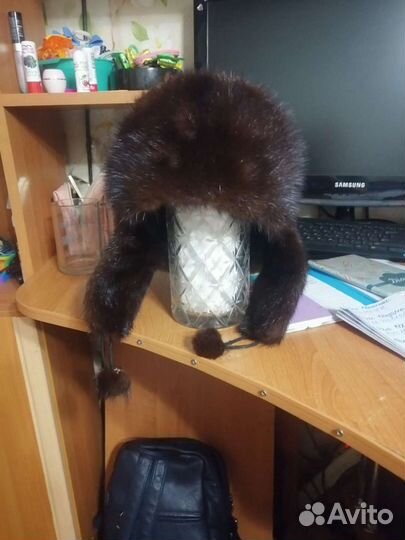 Шапка норковая женская