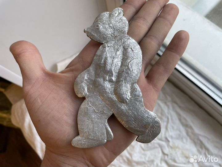 Елочная игрушка медведь