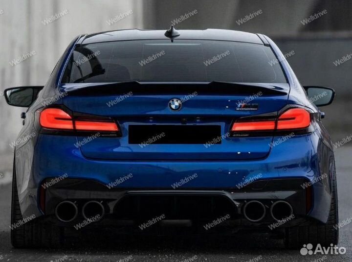 Спойлер BMW 5 G30 PSM черный