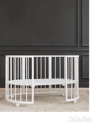 Детская круглая кроватка трансформер 7 в 1