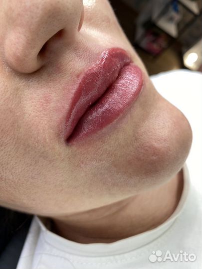 Перманентный макияж пудровые брови коррекция