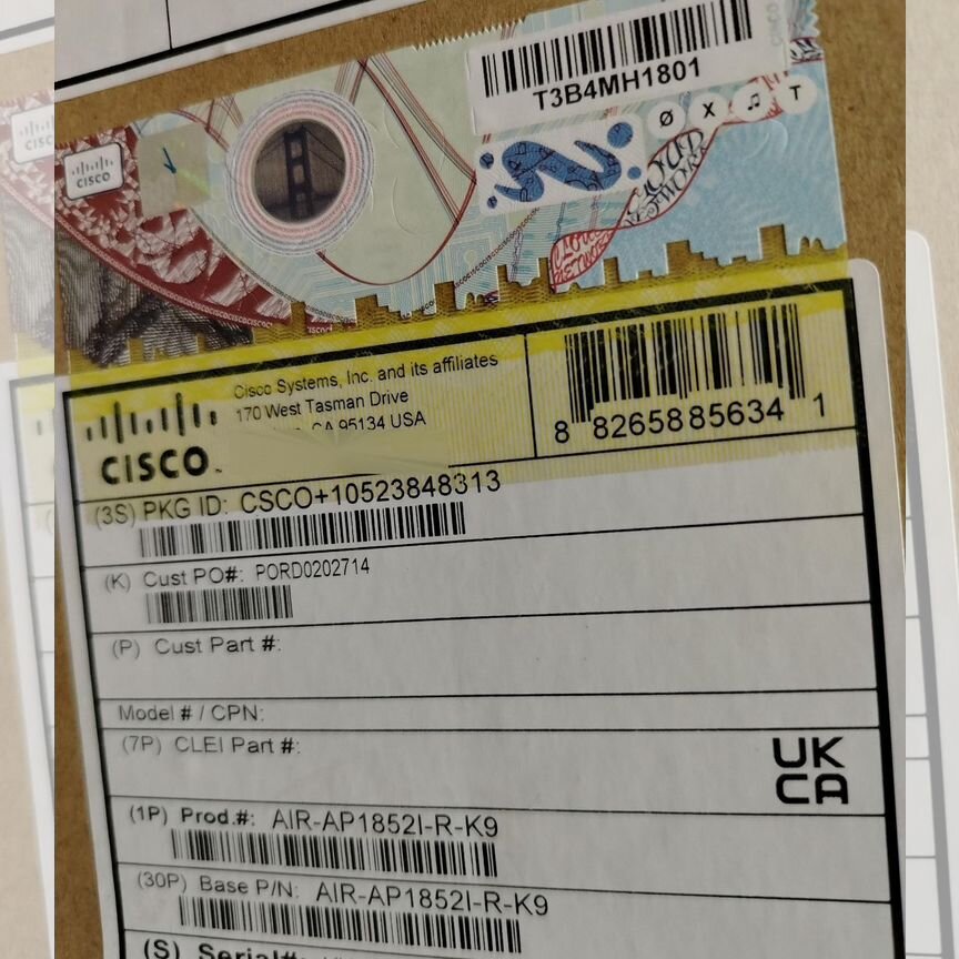 [AIR-AP1852I-R-K9] Точки Доступа Cisco Новые Air-Ap1852i-R-K9