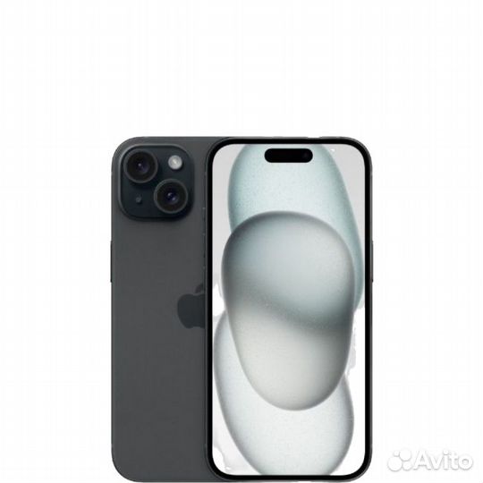 Смартфон iPhone 15 Dual Sim 256 гб (черный)