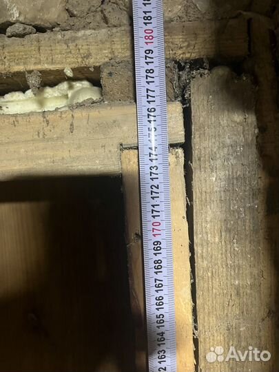 Дверь в баню массив