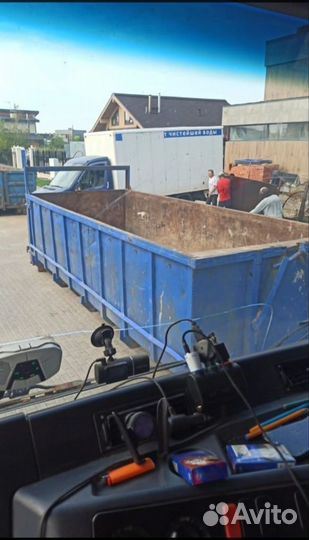Вывоз мусора контейнером, газелью, самосвалом