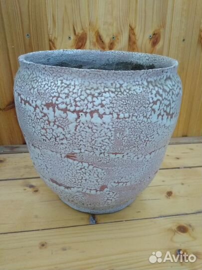 Большой керамический горшок d 26