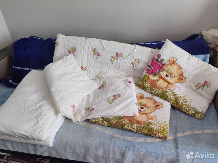 Детская кроватка трансформер с маятником